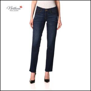 Straight Leg Jeans Super Stretch Denim Figure Flattering